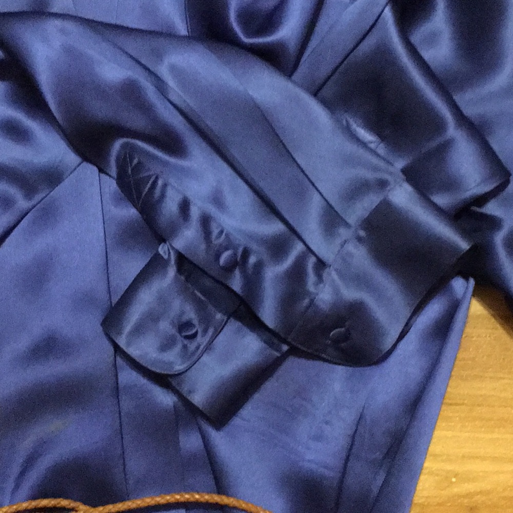 Vintage 100% Silk Blouse looks like Lanvin design - Picture 6 of 8